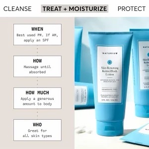 Naturium Skin-Renewing Retinol Body Lotion – 8 fl OZ/234 ml - Image 3